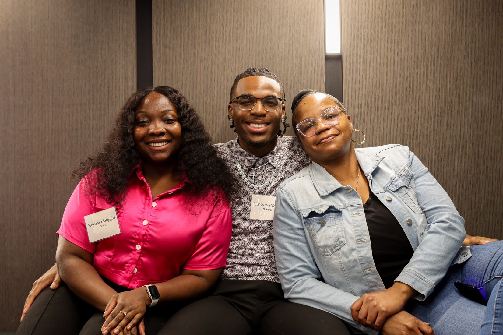 Da'Kwon with family at a celebration